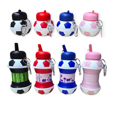 BOTELLA PLEGABLE SILICONA 500ML PICO PELOTA