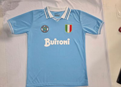 Camiseta Napoli Maradona Celeste