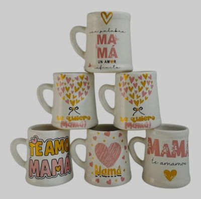 Mate de ceramica x 6 unidades