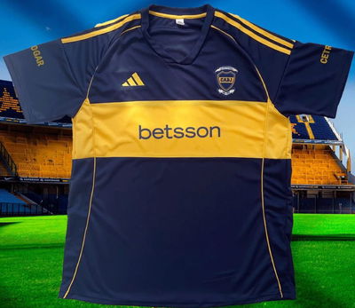 Camiseta Boca titular 2025 talle especial