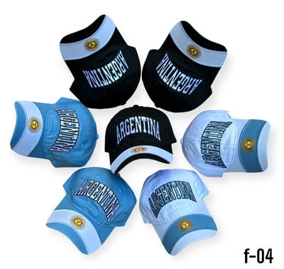 Gorras Argentina Bordada