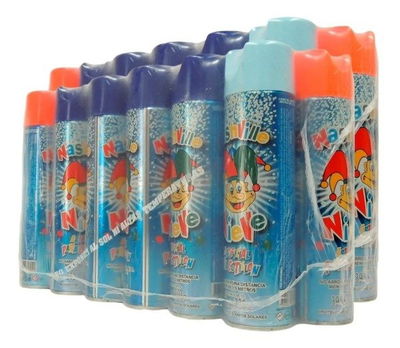 ESPUMA NIEVE x12PC