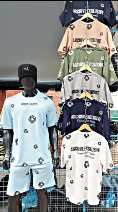 Conjunto Wafle flor hombre