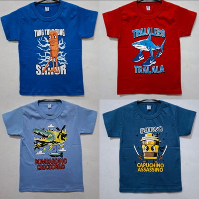 Remera Calidad de nene x 6 unidades(4 al 14)