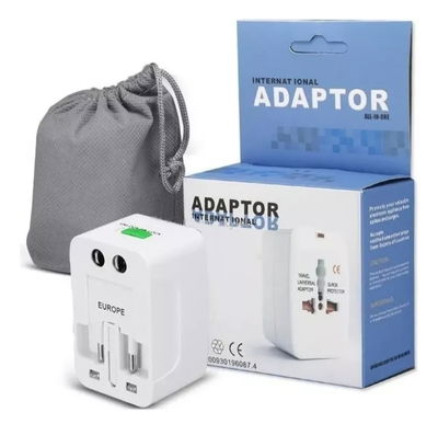 ADAPTADOR ENCHUFE UNIVERSAL VIAJERO