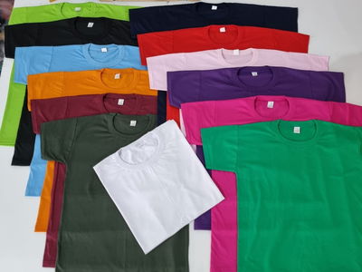Remeras lisas adulto x docena