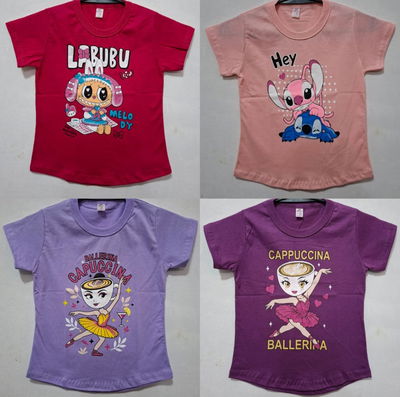 Remera Calidad Niña x 6 unidades(4 al 14)