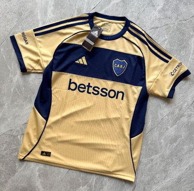 Camiseta Boca suplente 2025 talle especial