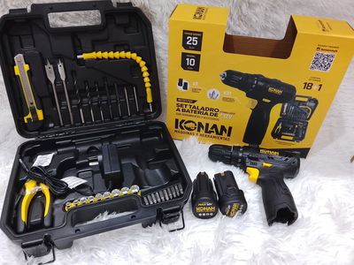 SET TALADRO A BATERIA 12V CON HERRAMIENTAS Y ACCESORIOS