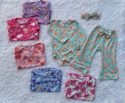 Conjunto 3 piezas beba x 6 unidades(1 al 6)