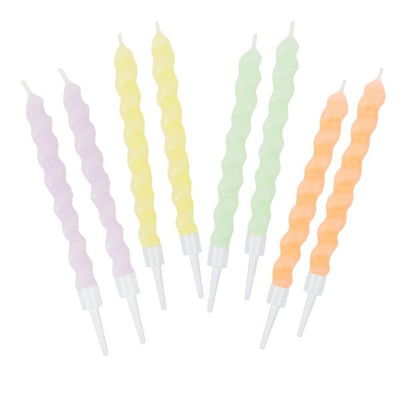 VELA TITABUZON PASTEL X 6 UNIDADES