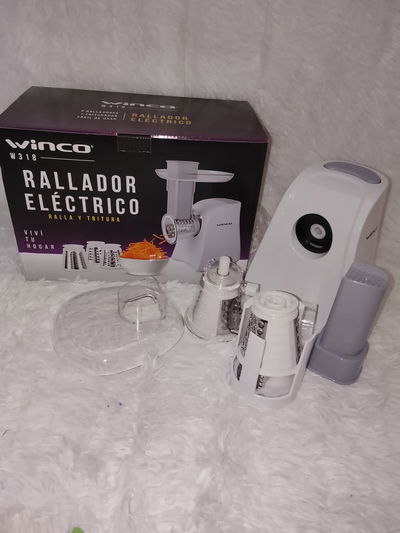 RALLADOR ELECTRICO BLANCO WINCO
