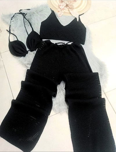 Conjunto de 3 piezas hilo t.unico(sede hasta un 5)