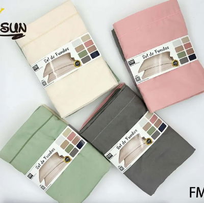 Par de funda de almohada de algodón  Goldsun