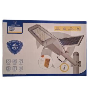Luminaria de calle 400w con panel solar y caño