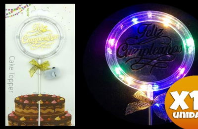 Decoracion de tortas Led