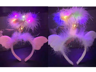 Vincha angel led