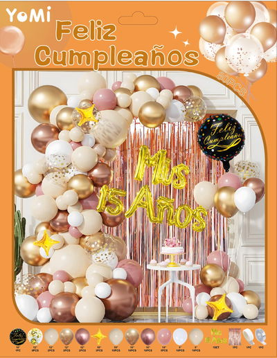 Combo cumple "Mis 15 años"(Varios modelos)