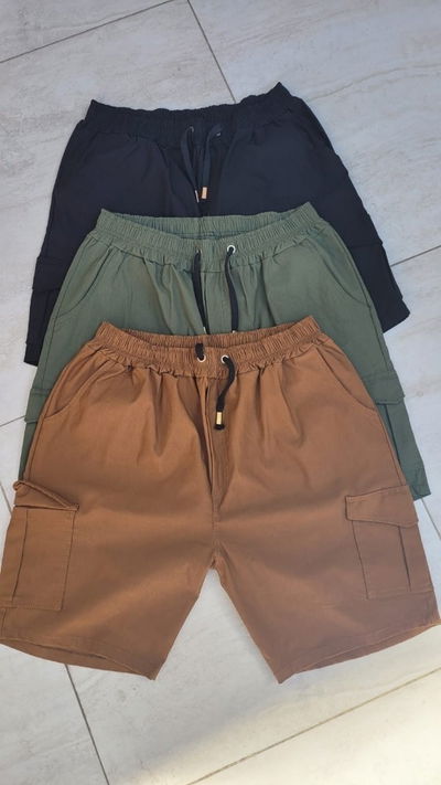 Bermuda cargo bengalina talle especial de hombre