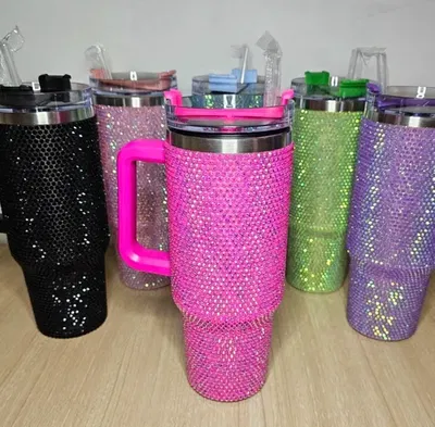 VASO QUENCHER CON STRASS BRILLO 1200MLTRALALERO TRALALA"