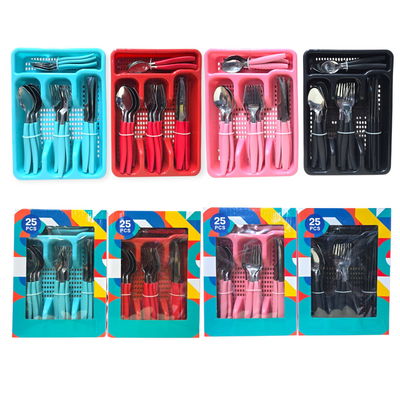 SET DE CUBIERTOS X 25 PCS GENTIL