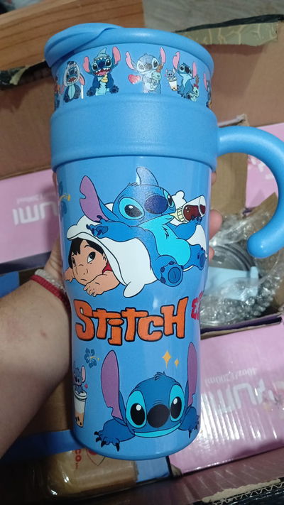 VASO QUENCHER STITCH ESTAMPADO DOBLE PICO 1200ML
