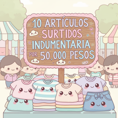 Pack de indumentaria talles discontinuos x 10 unidades 
