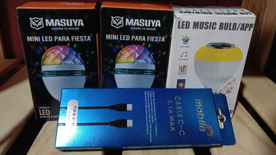 Pack luces 4 artículos 