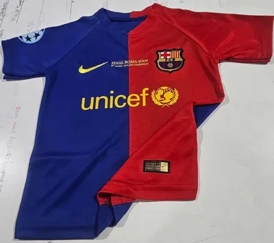 Camiseta retro Barcelona Messsi x unidad