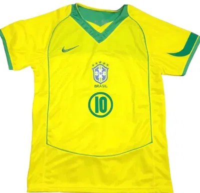 Camiseta Brasil retro Ronaldinho/Ronaldo/Kaká