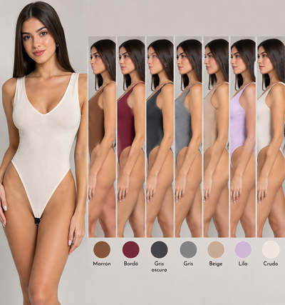 PACK X 6 - BODY ESCOTE EN V