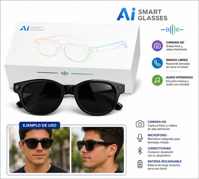 ANTEOJOS INTELIGENTES CON CAMARA