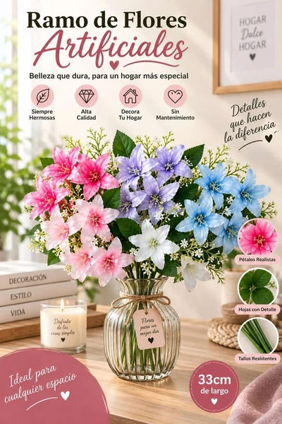 RAMO DE FLORES ARTIFICIAL
