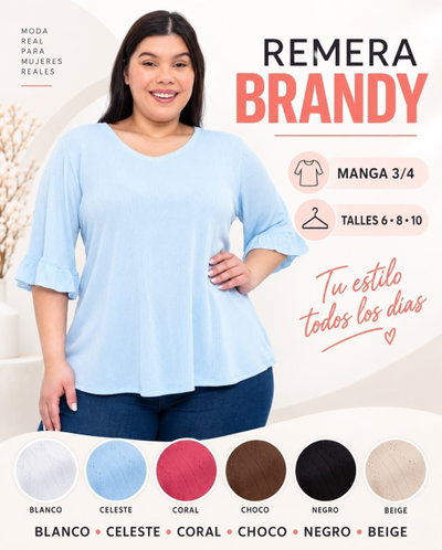 Remera Brandy 3/4