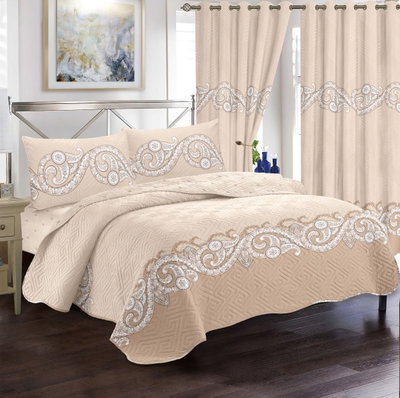 COBERTOR 7 PIEZAS REVERSIBLES ESTAMPADO