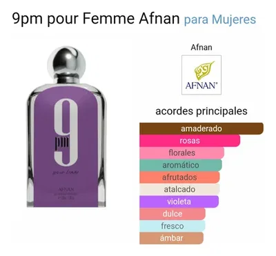 PERFUME AFNAN 9 PM POUR FEMME 100ml