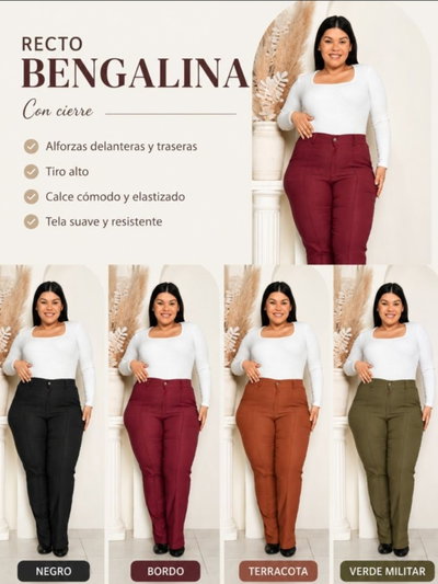 Pantalon Recto de Bengalina 