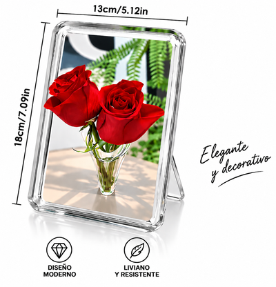 FLORERO ACRILICO