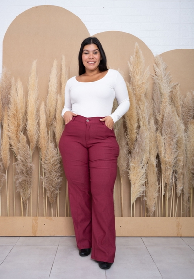 Pantalón Wide Leg bengalina