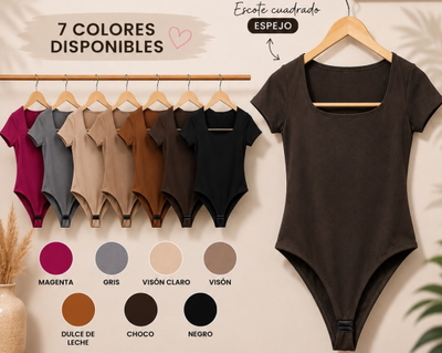 PACK X 6 - BODY ESCOTE CON VIVO