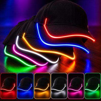 SOMBRERO GORRA TRUCKER LED MULTICOLOR