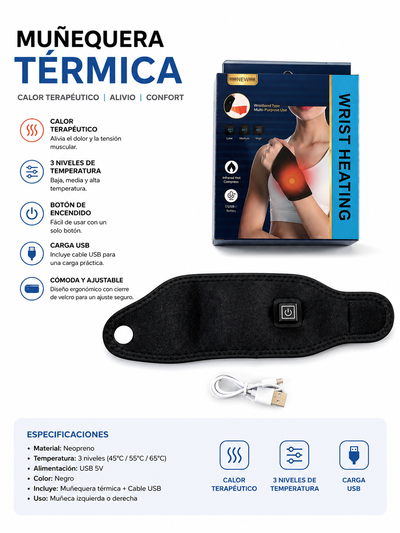 MUÑEQUERA CON TEMPERATURA