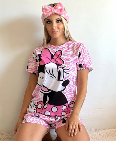 PIJAMA DAMA MANGA CORTA PERSONAJES