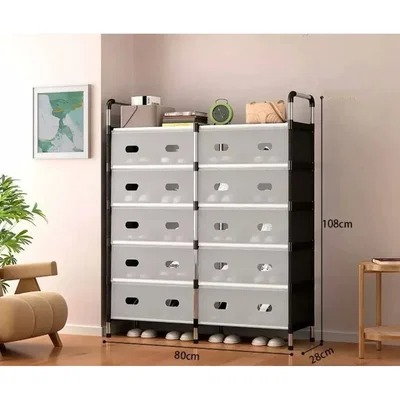 Zapatero 4 niveles Con puerta 