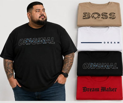 Pack x 6 remeras talle especial de Hombre