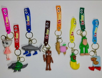 Llaveros brairots italianos x 6pcs