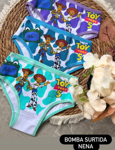 Docena de bombacha toy story