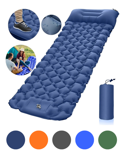 COLCHONETA INFLABLE CAMPING 190X60 CM COLORES