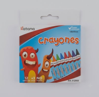 CRAYONES DE 12COLOR X 12PCS