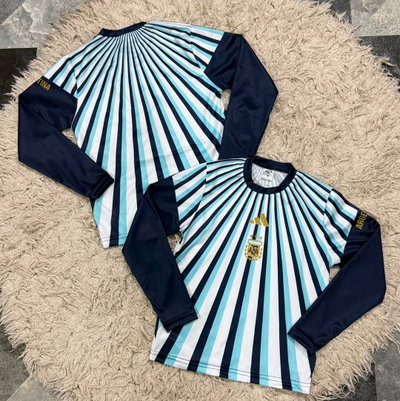 Camiseta manga larga sublimado Argentina niños